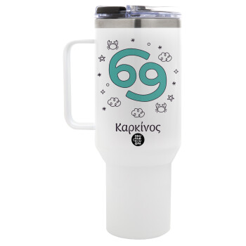 Ζώδια Καρκίνος, Mega Stainless steel Tumbler with lid, double wall 1,2L
