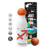 Bascetball Metal mug thermos, double wall, 550ml