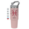 Pink color, 890ml (30oz) stainless Steel Tumbler with Handle