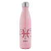 Μεταλλικό παγούρι θερμός Ροζ Ιριδίζον (Stainless steel), διπλού τοιχώματος, 500ml