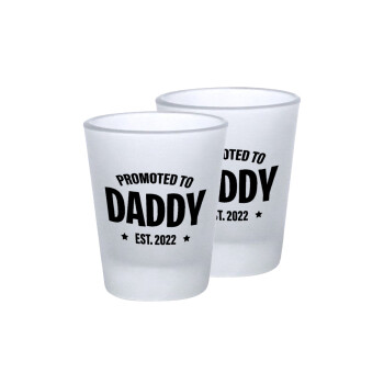 Promoted to Daddy, Σφηνοπότηρα γυάλινα 45ml του πάγου (2 τεμάχια)