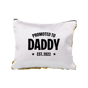 Promoted to Daddy, Τσαντάκι νεσεσέρ με πούλιες (Sequin) Χρυσό
