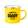 Yellow Enamel Metallic Cup 360ml
