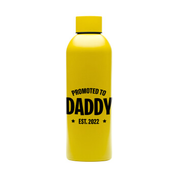 Promoted to Daddy, Μεταλλικό παγούρι νερού, 304 Stainless Steel 800ml