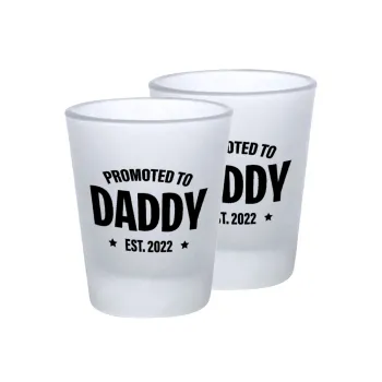 Promoted to Daddy, Σφηνοπότηρα γυάλινα 45ml του πάγου (2 τεμάχια)