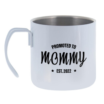 Promoted to Mommy, Mug Stainless steel double wall 400ml