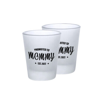 Promoted to Mommy, Σφηνοπότηρα γυάλινα 45ml του πάγου (2 τεμάχια)