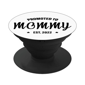 Promoted to Mommy, Phone Holders Stand  Black Hand-held Mobile Phone Holder