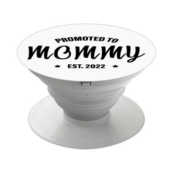 Promoted to Mommy, Phone Holders Stand  White Hand-held Mobile Phone Holder