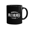 Mug black, ceramic, 330ml