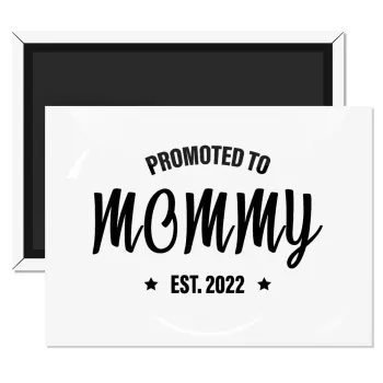Promoted to Mommy, Ορθογώνιο μαγνητάκι ψυγείου διάστασης 9x6cm