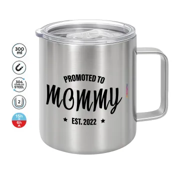 Promoted to Mommy, Mug Stainless steel double wall 300ml