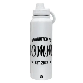Promoted to Mommy, Θερμός 1L Ανοξείδωτο με Βάση Κινητού & Διπλά Τοιχώματα