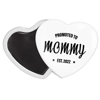 Promoted to Mommy, Μαγνητάκι καρδιά (57x52mm)
