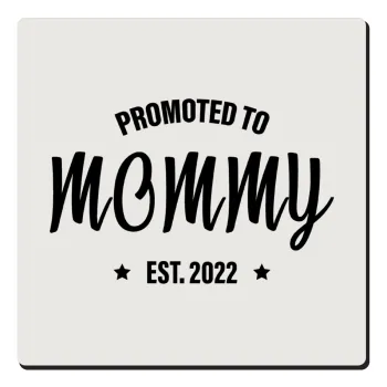 Promoted to Mommy, Τετράγωνο μαγνητάκι ξύλινο 6x6cm