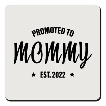 Promoted to Mommy, Τετράγωνο μαγνητάκι ξύλινο 9x9cm