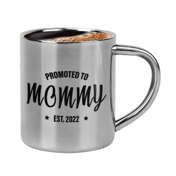 Promoted to Mommy, Κουπάκι μεταλλικό διπλού τοιχώματος για espresso (220ml)