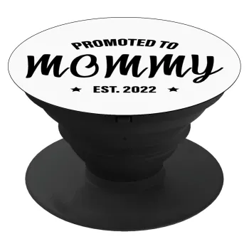 Promoted to Mommy, Phone Holders Stand  Black Hand-held Mobile Phone Holder