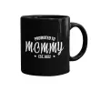 Mug black, ceramic, 330ml
