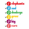 Elephants And Donkeys Grow Big Ears
