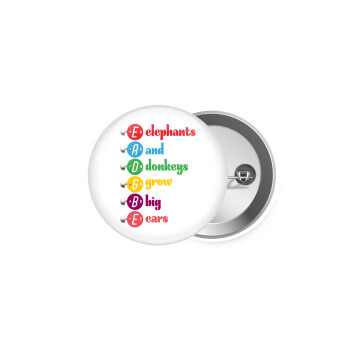 Elephants And Donkeys Grow Big Ears, Κονκάρδα παραμάνα 5.9cm