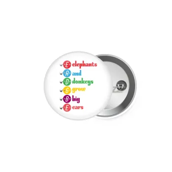 Elephants And Donkeys Grow Big Ears, Κονκάρδα παραμάνα 5cm