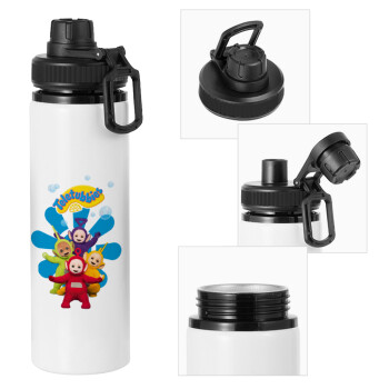 teletubbies, Metal water bottle with safety cap, aluminum 850ml