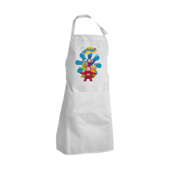 teletubbies, Adult Chef Apron (with sliders and 2 pockets)