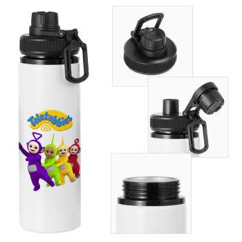 teletubbies Tinky-Winky, Dipsy, Laa Laa and Po, Metal water bottle with safety cap, aluminum 850ml