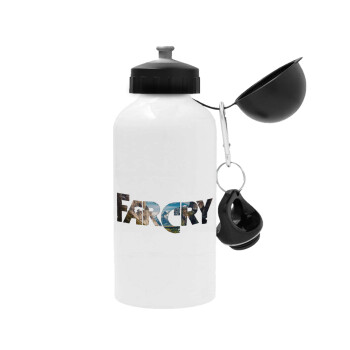 Farcry, Μεταλλικό παγούρι νερού, Λευκό, αλουμινίου 500ml