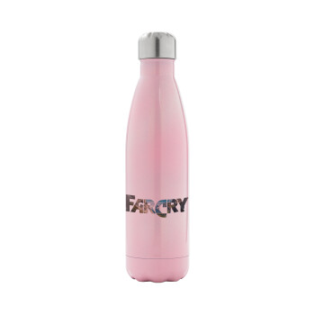 Farcry, Metal mug thermos Pink Iridiscent (Stainless steel), double wall, 500ml