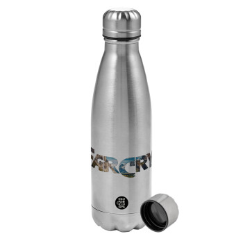 Farcry, Metallic water bottle, stainless steel, 750ml