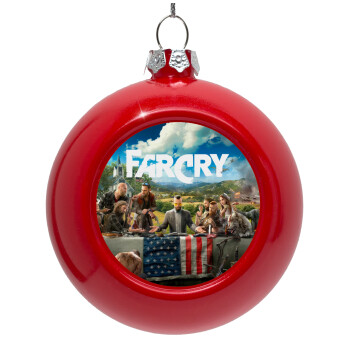 Farcry, Red Christmas tree ornament bauble 8cm