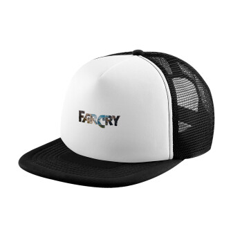 Farcry, Καπέλο Ενηλίκων Soft Trucker με Δίχτυ Black/White (POLYESTER, ΕΝΗΛΙΚΩΝ, UNISEX, ONE SIZE)