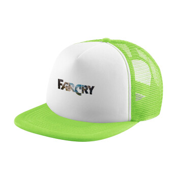 Farcry, Καπέλο Soft Trucker με Δίχτυ Πράσινο/Λευκό