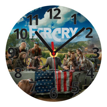 Farcry, Ρολόι τοίχου γυάλινο (20cm)