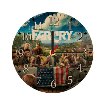 Farcry, Ρολόι τοίχου ξύλινο plywood (20cm)