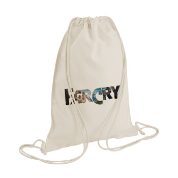 Farcry, Τσάντα πλάτης πουγκί GYMBAG natural (28x40cm)