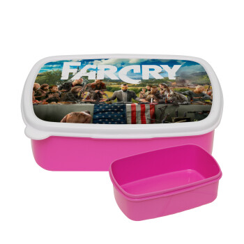 Farcry, ΡΟΖ παιδικό δοχείο φαγητού (lunchbox) πλαστικό (BPA-FREE) Lunch Βox M18 x Π13 x Υ6cm