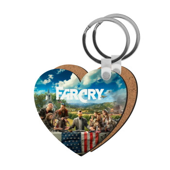 Farcry, Μπρελόκ Ξύλινο καρδιά MDF