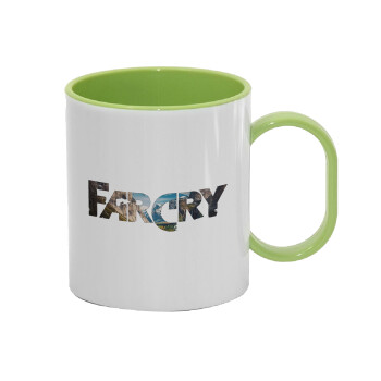 Farcry, Κούπα (πλαστική) (BPA-FREE) Polymer Πράσινη για παιδιά, 330ml