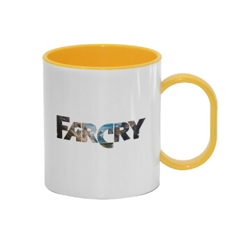 Farcry, Κούπα (πλαστική) (BPA-FREE) Polymer Κίτρινη για παιδιά, 330ml