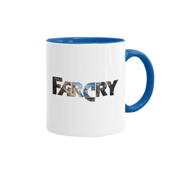 Farcry, Mug colored blue, ceramic, 330ml