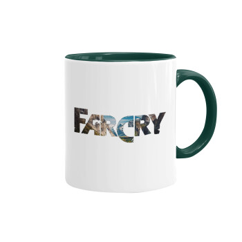 Farcry, Κούπα χρωματιστή πράσινη, κεραμική, 330ml