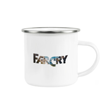 Farcry, Metallic enamel cup white 360ml