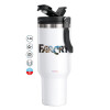 Mega Stainless steel Tumbler with lid, double wall 1,2L