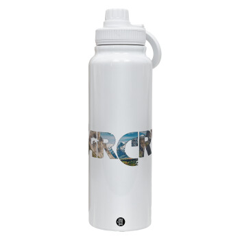 Farcry, 1L Stainless Steel Thermal Bottle with Phone Holder & Double Wall Insulation