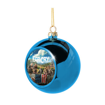 Farcry, Blue Christmas tree ball ornament 8cm