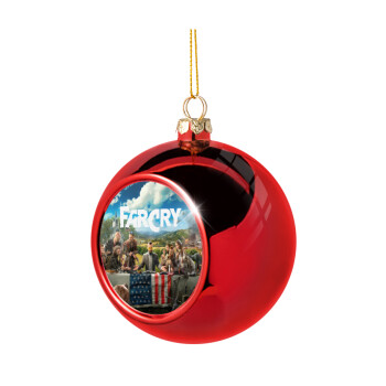 Farcry, Χριστουγεννιάτικη μπάλα δένδρου Κόκκινη 8cm
