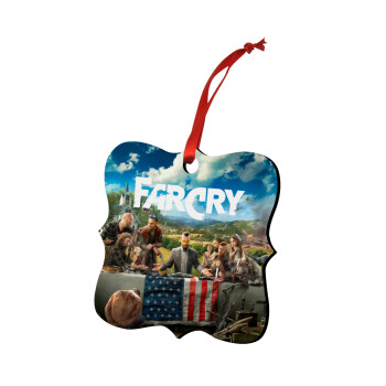 Farcry, Christmas ornament polygon wooden 7.5cm